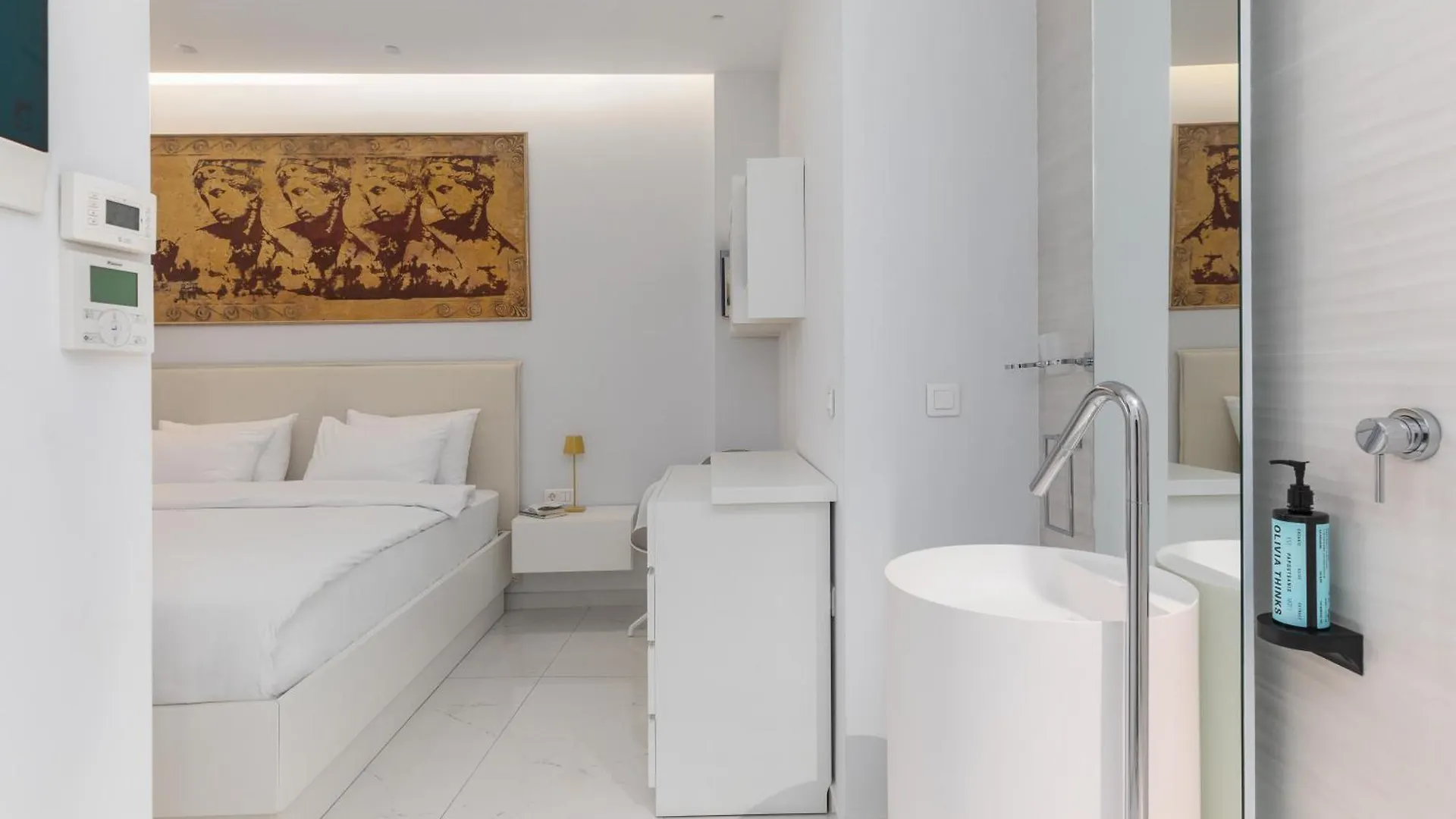 Apartmán Aria, Lux Seafront Apt With White Tower View Soluň Řecko